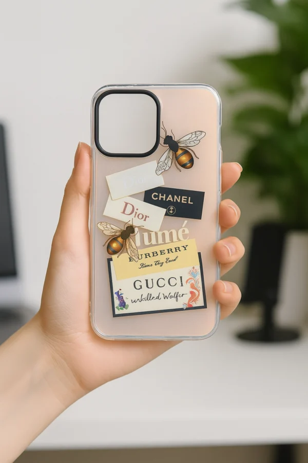 Casetify Printed Case – Matte White Soft Cover