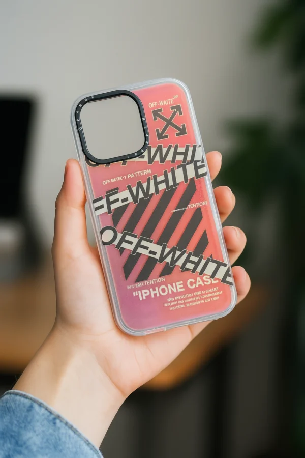 Casetify Printed Case – Matte White Soft Cover
