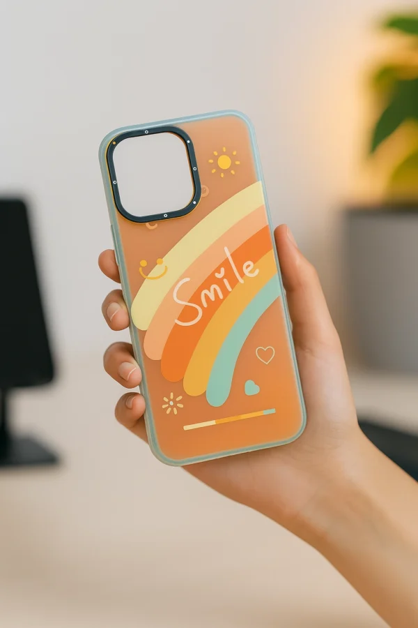 Casetify Printed Case – Matte White Soft Cover