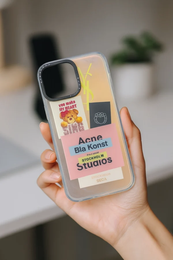 Casetify Printed Case – Matte White Soft Cover