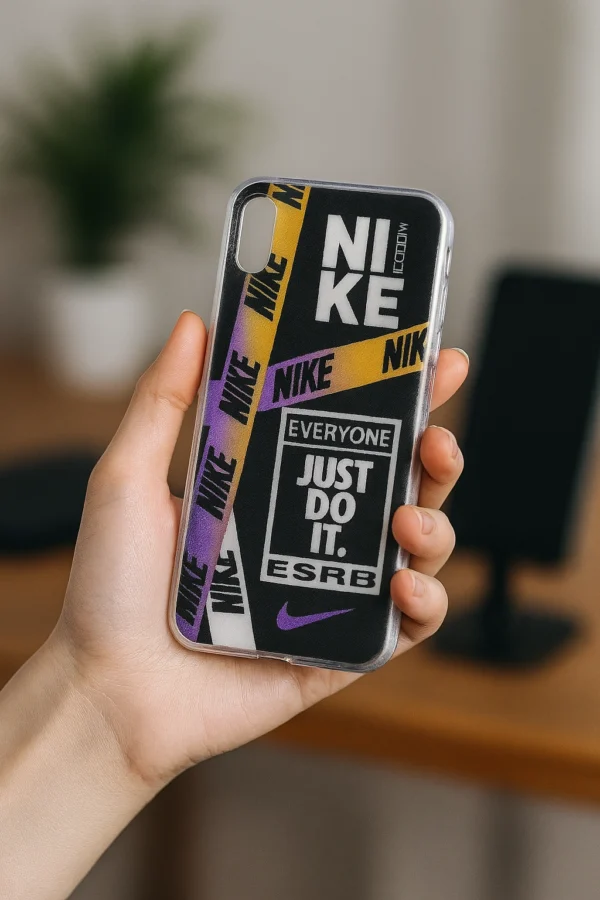 Casetify Printed Case – Matte White Soft Cover XS MAX
