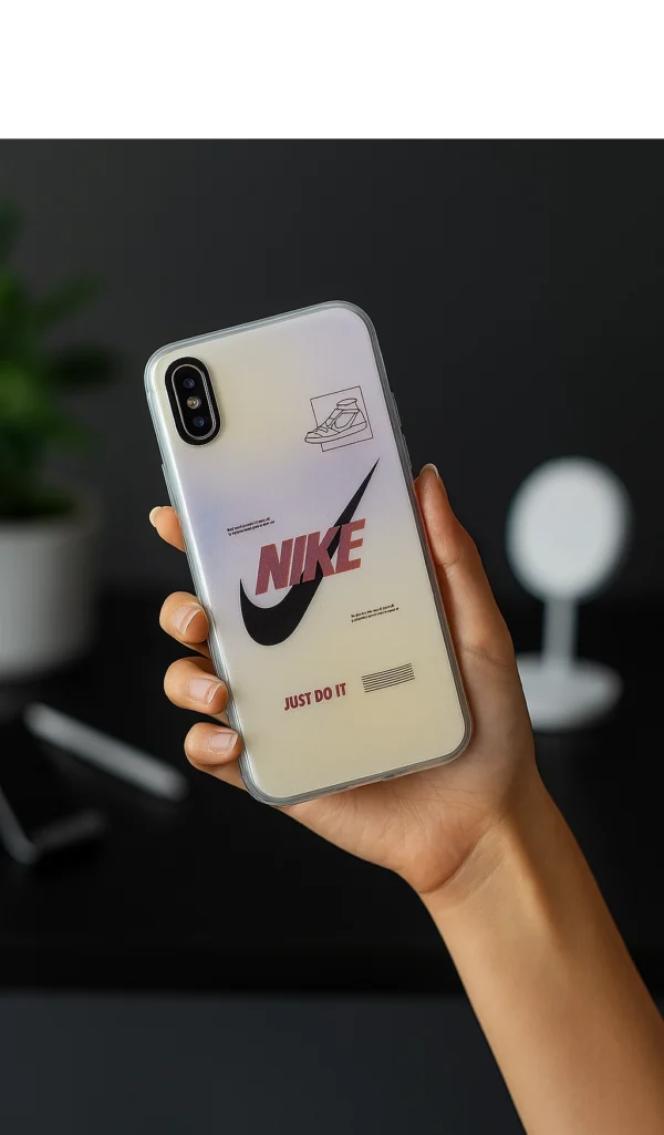 Casetify Printed Case – Matte White Soft Cover XS MAX