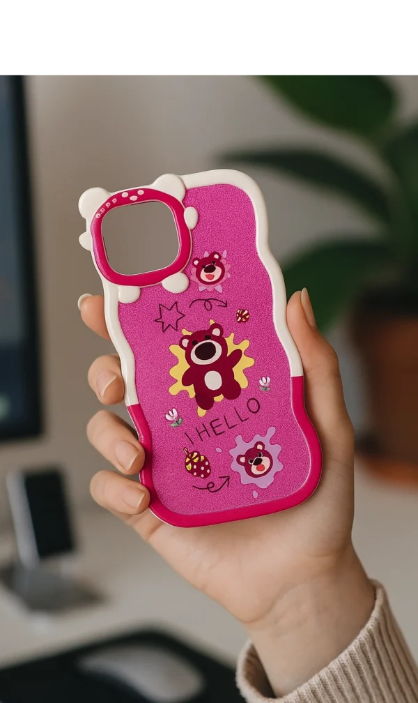 Fashion Printed Case for iPhone – Soft Matte Back Cover for Girls