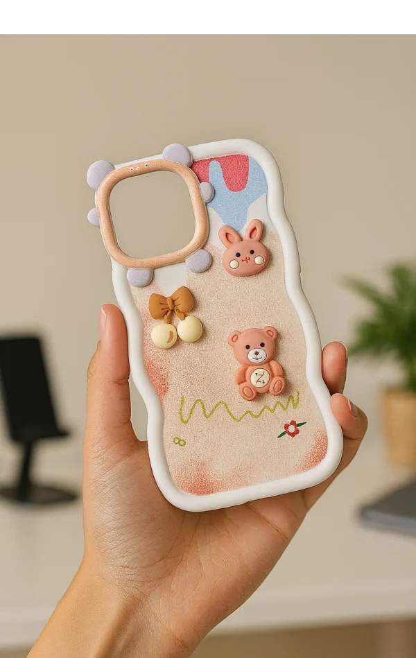 Fashion Printed Case for iPhone – Soft Matte Back Cover for Girls