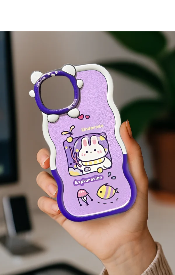 Fashion Printed Case for iPhone – Soft Matte Back Cover for Girls