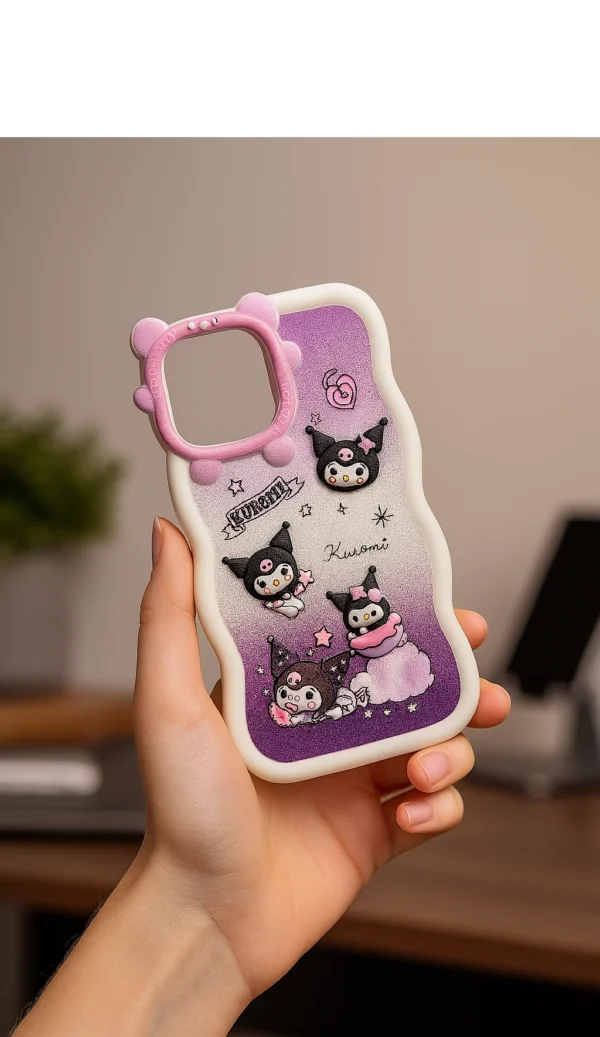 Fashion Printed Case for iPhone – Soft Matte Back Cover for Girls
