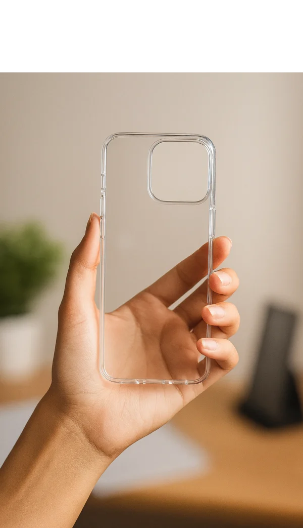 Ultra Clear Transparent Case – Soft Silicone Back Cover