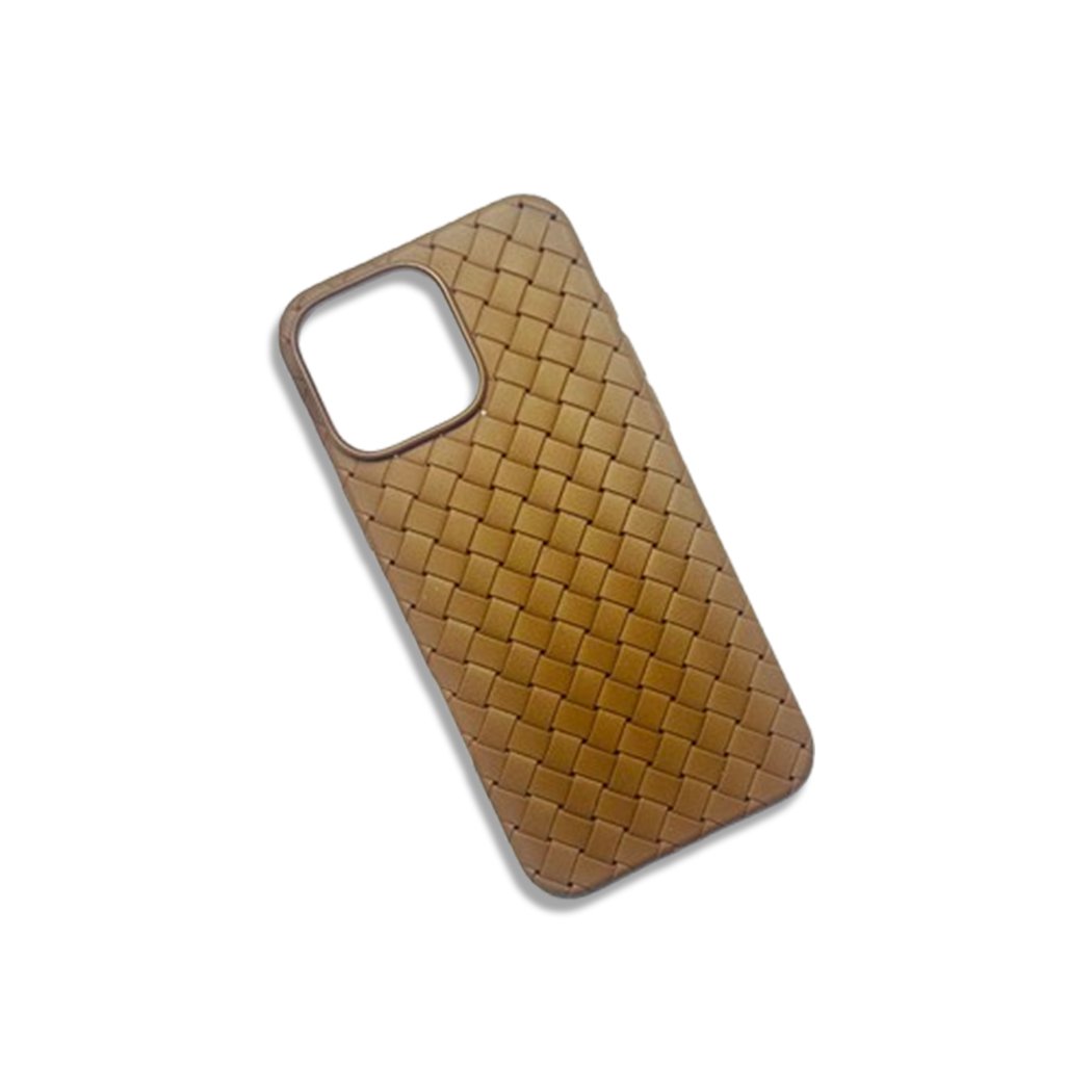 “Woven Leather Texture Case for iPhone 16 Pro Max – Desert Titanium Color” “Premium Leather Touch TPU Woven Case for iPhone 11 Pro Max” “Anti-Slip Textured iPhone Case – Professional Office Look”