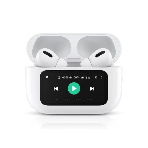 AirPods X Digital Touch Screen – Smart Wireless Earbuds with Multi-Function Case